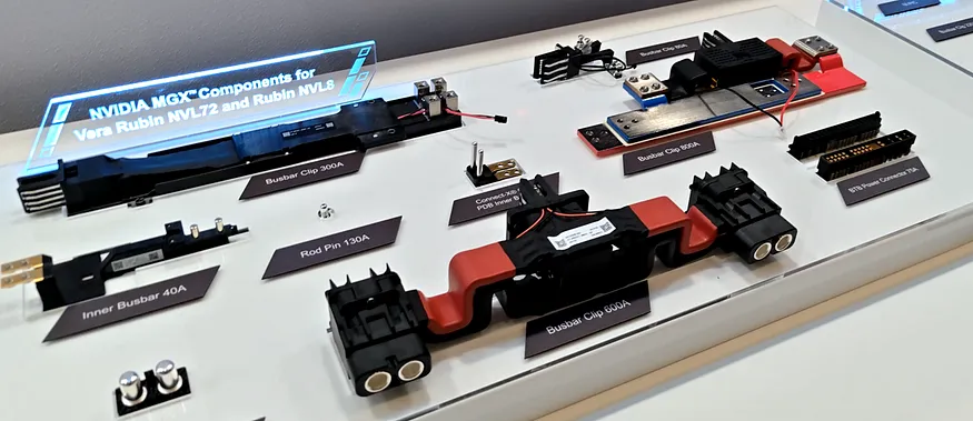 Nvidia MGX Components for Vera Rubin NVL72