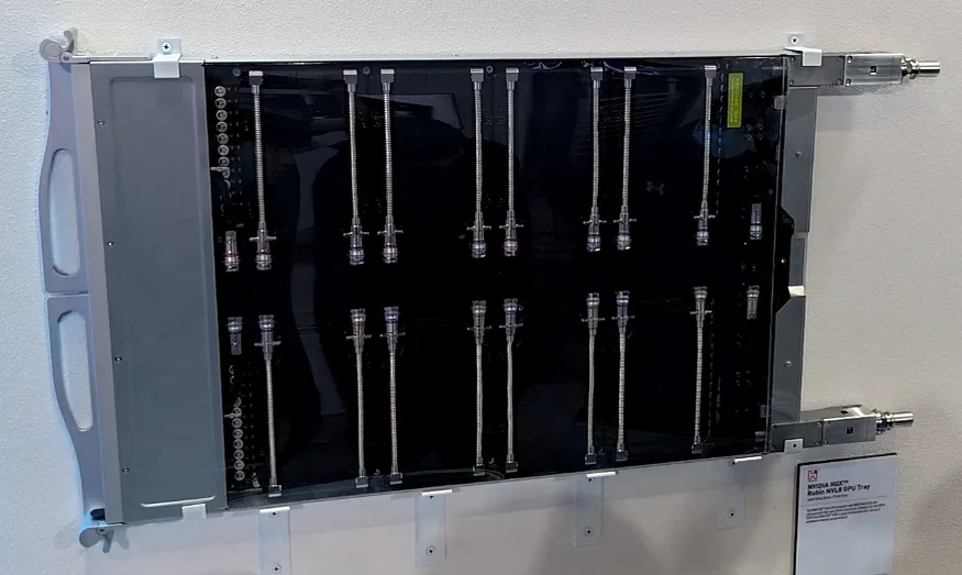 Nvidia HGX Rubin NVL8 GPU Tray