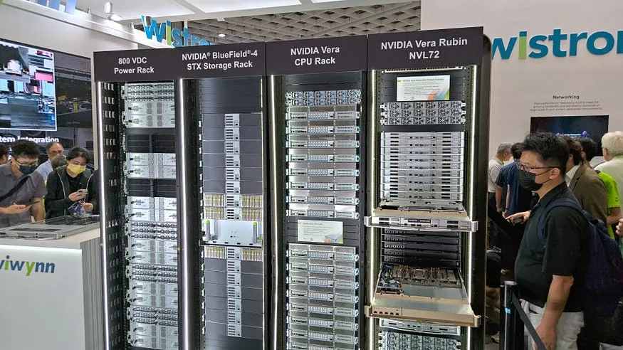 Power Rack, Storage Rack, CPU Rack, and NVIDIA Vera Rubin NVL72