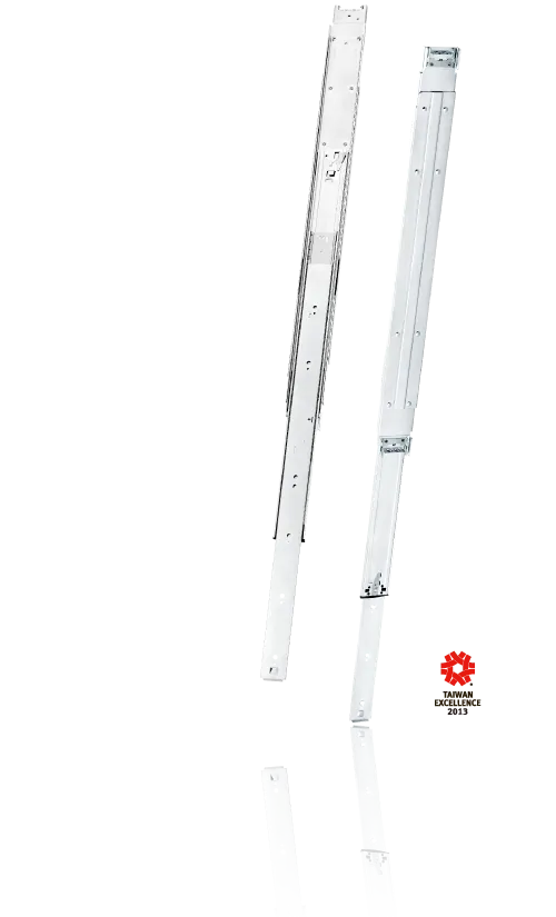 Nan Juen REPON NJ-21D58 server rails and their extension structure.