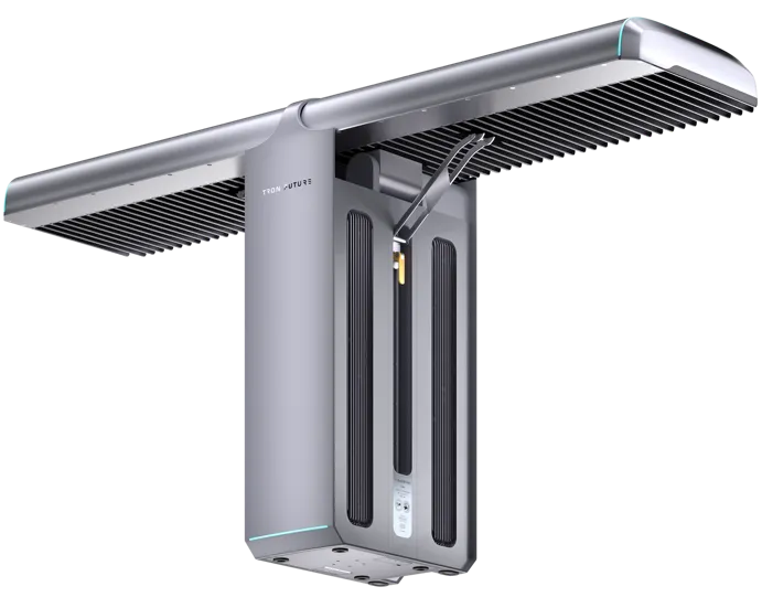 Official rendering of a Tron Future T.Radar unit with horizontal antenna panels and a central housing.